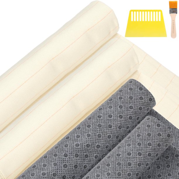 Kit de tapetes de tela Sibosen, 2 x 1,5 m, 1,8 x 1 m, 4 unidades