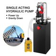 12V DC Hydraulic Pump, Car Lift, Single Acting, 420 Quart, Dump