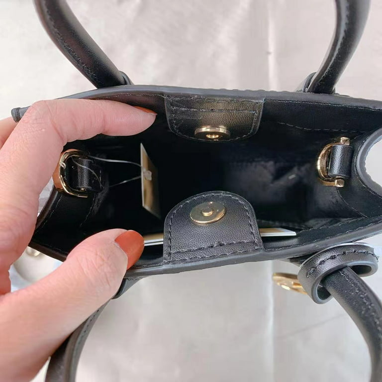 Michael Kors Mercer Extra-Small Pebbled Leather Crossbody Bag (Black)