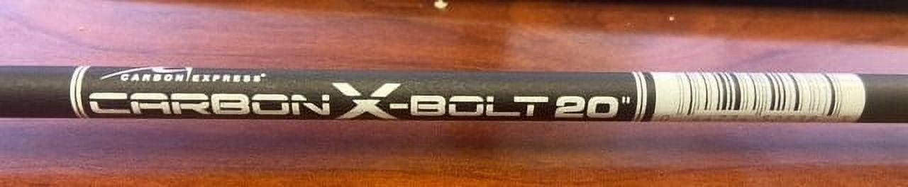 (2 pack) Carbon Express Carbon 20 Crossbow Bolt, 20", Black, 4" Fusion Vanes