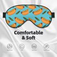 thumbnail image 5 of Uemuo Hot Dog 5 Pattern Sleep Eye Mask - Light Blocking Sleep Mask Blocking Out Light Perfectly, Soft and Comfortable Night Eye Mask, Eye Blinder, 5 of 7