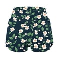 thumbnail image 3 of Cavosen Summer Shorts Plus Size Short Skorts Yoga Pants Floral Print Lightweight Comfy Shorts with Pockets, 3 of 6