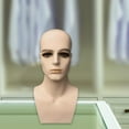 thumbnail image 6 of FITYLE Male Mannequin Head with Shoulders Display Stand Beauty Styling Tool Training Head for Hats Businesses Beauty Salon Skin No Beard, 6 of 10