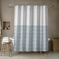 thumbnail image 4 of Creative Products Doodle Waves 71x74 Shower Curtain, 4 of 7