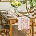 thumbnail image 2 of Pink Cherry Blossom Flower Spring Kitchen Dining Room Table Runner Indoor Home Dinner Holiday Party Decoration Accessories, 2 of 4