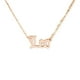 thumbnail image 2 of Collar de amistad Sonducket Clásico Inglés con colgante de signo del zodiaco oro rosa, 2 of 6