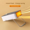 thumbnail image 1 of Portable Electric Heater Desktop Hand Warmer Space Warm Air Blower Mini Fan Heater for Home Heaters US Plug Black, 1 of 5