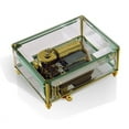 thumbnail image 1 of Beveled Glass Crystal Classic Stunning 30 Note Mirrored Music Box, Limited Production - Canon in D, 1 of 2