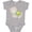 AC-Heather Grey, variant on Cute Llama with Colorful Blanket Boys or Girls Baby Bodysuit