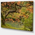 thumbnail image 2 of Japanese Garden Fall Season - Large Landscape Canvas Art, 2 of 4