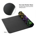 thumbnail image 4 of Kdxio Mardi Gra Geometric Print Large Gaming Mouse Pad,Non-Slip Base,Water Resist Keyboard Pad for Gamer,Office & Home,29.5 x 15.8 in, 4 of 9