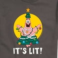 thumbnail image 3 of SpongeBob SquarePants - Patrick Christmas Tree It's Lit - Men's Short Sleeve Graphic T-Shirt, 3 of 6