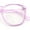 Purple, variant on Classic Innocent Girly Geek Round Thin Plastic Fashion Eyeglasses Purple
