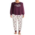 thumbnail image 2 of CHOK Pantalon de Sommeil à Revers pour Femmes, 2 of 5