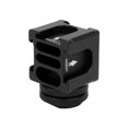 thumbnail image 1 of Mount Adapter, Portable Black Cold Shoe Mount Adapter Aluminum Alloy With 4 Mounts For Microphone Cellphone Flashlight, 1 of 8