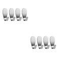 thumbnail image 4 of Naiovety Gancho adhesivo fuerte de 4/8 Uds., colgador adhesivo para puerta de pared, estante adhesivo para llaves de acero inoxidable 304, estante para 4 piezas 2piezas Naiovety CBP008172, 4 of 5