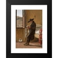 thumbnail image 2 of Martinus Rørbye 14x18 Black Modern Framed Museum Art Print Titled - Young Clergyman Reading (1836), 2 of 5