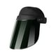 thumbnail image 2 of Máscara protectora para soldar, equipo de protección, pantalla facial abatible, cara completa para mecánica, fundición de metales, minerí verde oscuro, 2 of 8