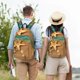 thumbnail image 4 of Disketp Starfish And Seashell 1 print Canvas Backpack Lightweight Travel Daypack Student Rucksack Laptop Backpack-Medium, 4 of 5