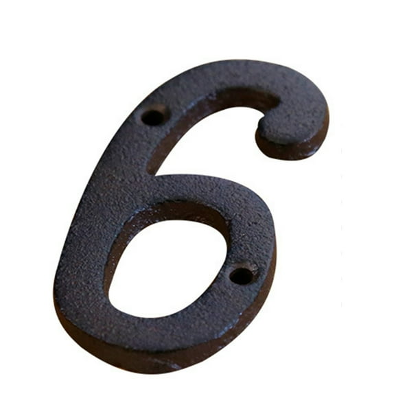 Number Alphanumeric Metal Letters Wrought Iron House NumbWrought Iron