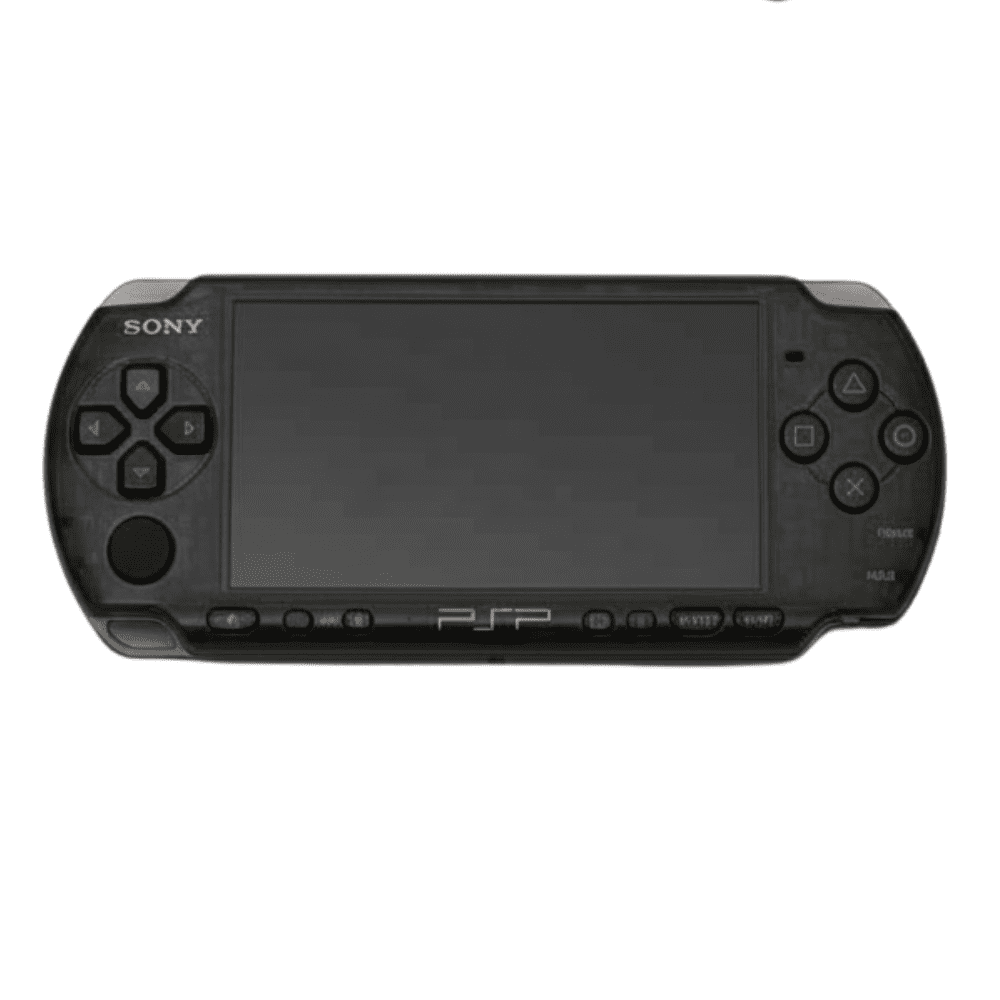Restored PlayStation Portable PSP 3000, Clear Black, (Refurbished)