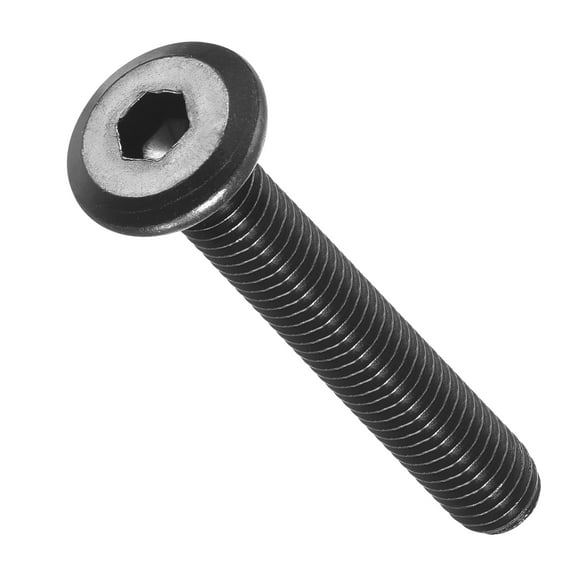 Flat Head Hex Socket Cap Screws Bolts(M6-1x40) 25Pcs, Steel Hex Socket Furniture Bolts Countersunk Screws - for Furniture Woodworking Project, Black