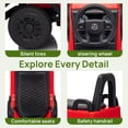 thumbnail image 4 of Track Seven Ride-On Push Car for Toddlers, Licensed Mercedes-Benz Unimog Sliding Car w/Steering Wheel, Under Seat Storage, Foot-to-Floor Ride On Toy for Boys & Girls Aged 1-3 Years, Red, 4 of 7