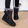 thumbnail image 2 of DQrwqpou Botas Montaña para Mujer Botas Nieve Invierno Antideslizantes para Viajes Al Aire Libre (36 Negro), 2 of 9