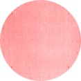thumbnail image 1 of Ahgly Company Indoor Round Solid Red Modern Area Rugs, 3' Round, 1 of 4