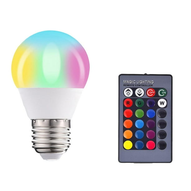 Bombilla LED de Cambio de Color Sunnimix Con Control remoto 5W RGB