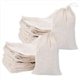 thumbnail image 2 of Paquete de 500 Bolsas de Muselina de AlgodóN Multiusos con CordóN para Joyas de Té Almacenamiento de Recuerdos de Fiesta de Boda (4 X 6 Pulgadas), 2 of 5