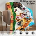 thumbnail image 5 of Kainsy Dog Throw Blanket Flannel Fleece Dog Blanket Dog Lovers Gifts for Men Women Kids Super Soft Dog Blanket for Couch Bed Puppy Themed Gifts Dog Lover Blanket inches(60"x80"), 5 of 7