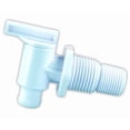 thumbnail image 1 of JR Drain Petcock 03175 Dual Threaded; Fits OEM Fresh Water Drain Valves; 3/8 Inch To 1/2 Inch MPT; White; Plastic; Single, 1 of 3
