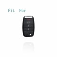 thumbnail image 2 of Car Key Fob Cover Case Protector Zinc Alloy Silicone Car Key Fob Case Cover For KIA Forte Rio Soul Optima Sorento, 2 of 8
