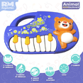 thumbnail image 2 of Juguete Piano De Animales Rm Regalomex Para Niños 12 Teclas 20+ Sonidos Violeta, 2 of 5