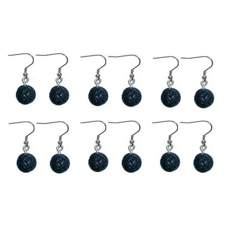 Aromatherapy Earrings Aromatherapy Essential Oil Diffuser 6 Sets of Beaded Earrings, Surgical Stainless Steel French wire Women's Earrings, in Gift Box. ()