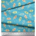 thumbnail image 2 of Soimoi Silk Fabric Text & Peanut Butter Food Decor Fabric Printed Yard 42 Inch Wide, 2 of 3