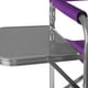 Picnic Time 809-00-101-000-0 Chaise de Patio Pliante Sport - Violet – image 3 sur 5