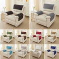 thumbnail image 2 of Recliner Slipcovers Chair Arm Covers with Pockets Headrest Sofa Cover 3/4/5Pc, 2 of 15