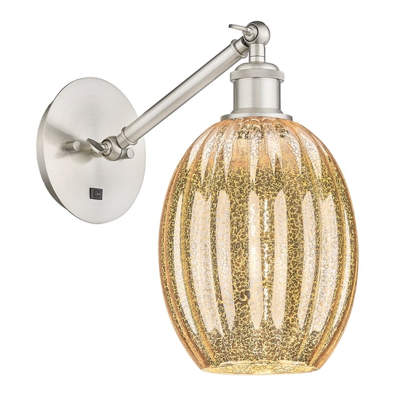 Innovations Lighting 317-1W-SN-G459-6ME Preston 11" Tall Wall Sconce - Nickel