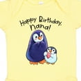 thumbnail image 4 of Inktastic Happy Birthday, Nana Cute Penguins Boys or Girls Baby Bodysuit, 4 of 5
