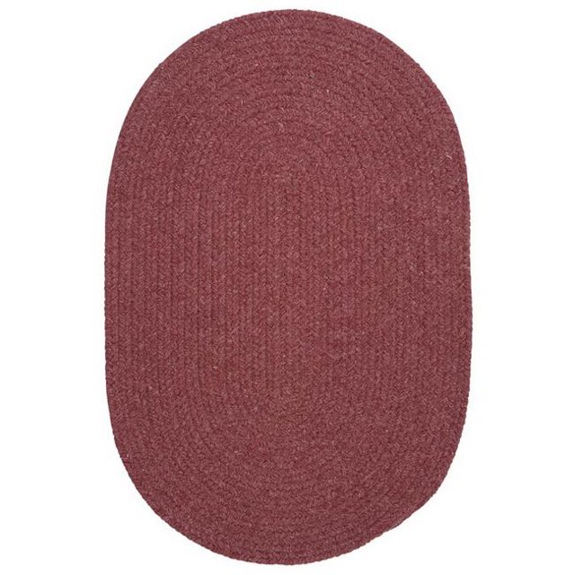 Colonial Mills Rug WL29R144X144 Bristol - Mauve 12 ft. round Braided Rug