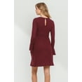 thumbnail image 3 of Bell Sleeve Maternity Tie-Waist Knit Dress, 3 of 3