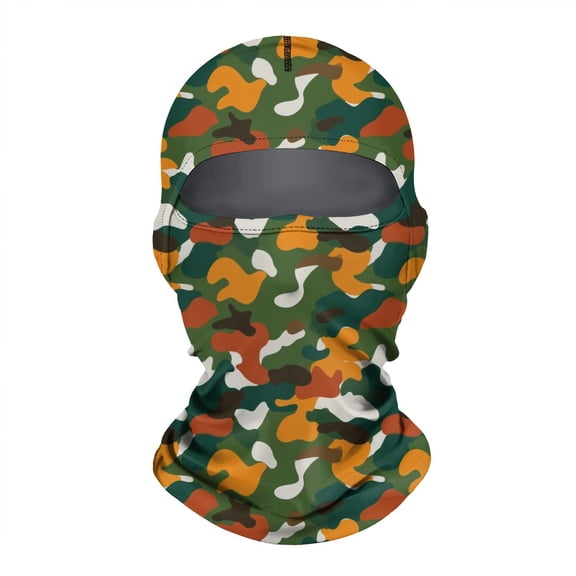 All-Over Print Scarf/Ski Mask – Windproof, UV Protection Balaclava for Men & Women, Breathable Stretch Balaclava Neck Gaiter, Moisture-Wicking Face Cover for Cycling, Running, Skiing & Outdoor Sports