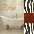 thumbnail image 2 of Greene, Taylor 15x15 Gold Ornate Wood Framed with Double Matting Museum Art Print Titled - Relax Bath, 2 of 4