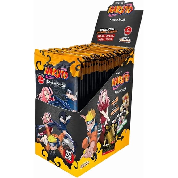 Collectible Naruto Mythos TCG: Set 1 2nd Edition Booster Box (24 Packs)
