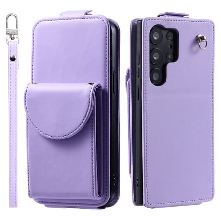TECH CIRCLE For Galaxy S20 Wallet Case with Card Holder,PU Leather Flip Kickstand Magnetic Clasp Durable Shockproof Protective Phone Case for Samsung Galaxy S20 5G 6.2" 2020,Purple