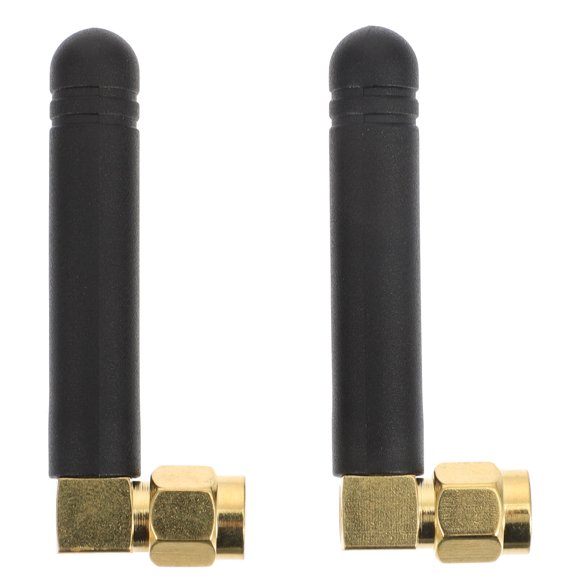 Antena de repuesto de ángulo recto de 2 piezas, omnidireccional, de alta ganancia, SMA