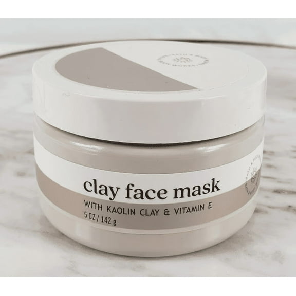 Bath & Body Works Clay Face Mask with Kaolin Clay & Vitamin E, 5 oz/142 g