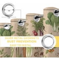 thumbnail image 4 of Rustic Vegetable Garden Blackout Curtains for Bedroom, Vintage Farmhouse Plants Beige Thermal Insulated Kitchen Drapes with Grommets, Light Blocking Window Treatment, 2 Panels 52" x 54", 4 of 7